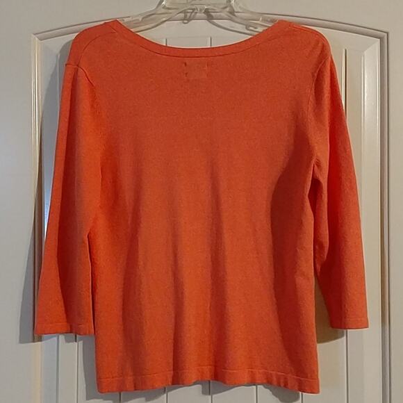 Chico's button cardigan sweater 3/4 sleeves Pre-loved - Picture 3 of 4